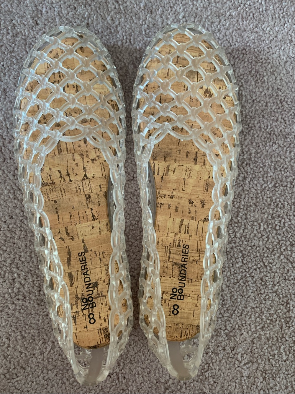 Worn once No Boundaries Jelly Shoes
